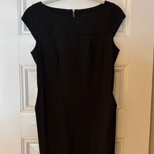 Cynthia Steffe Black Cap Sleeve Mini Dress